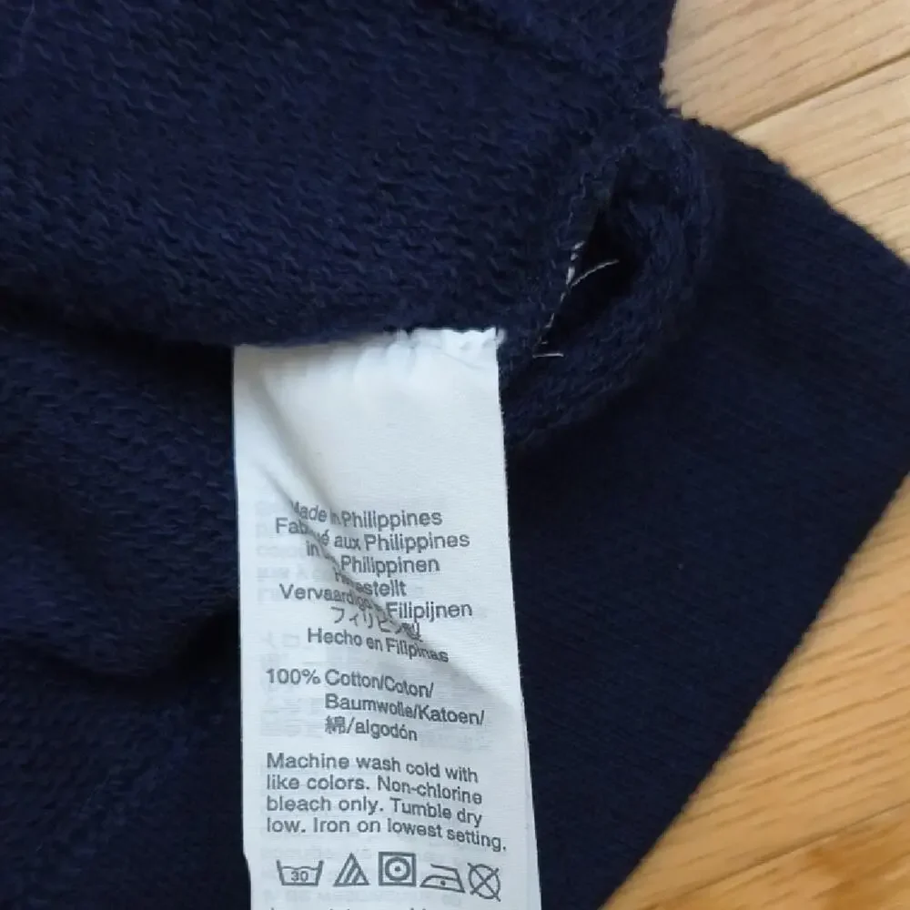 Crewcuts, Navy & Plaid Sweatshirt Dress, Size 10 EUC